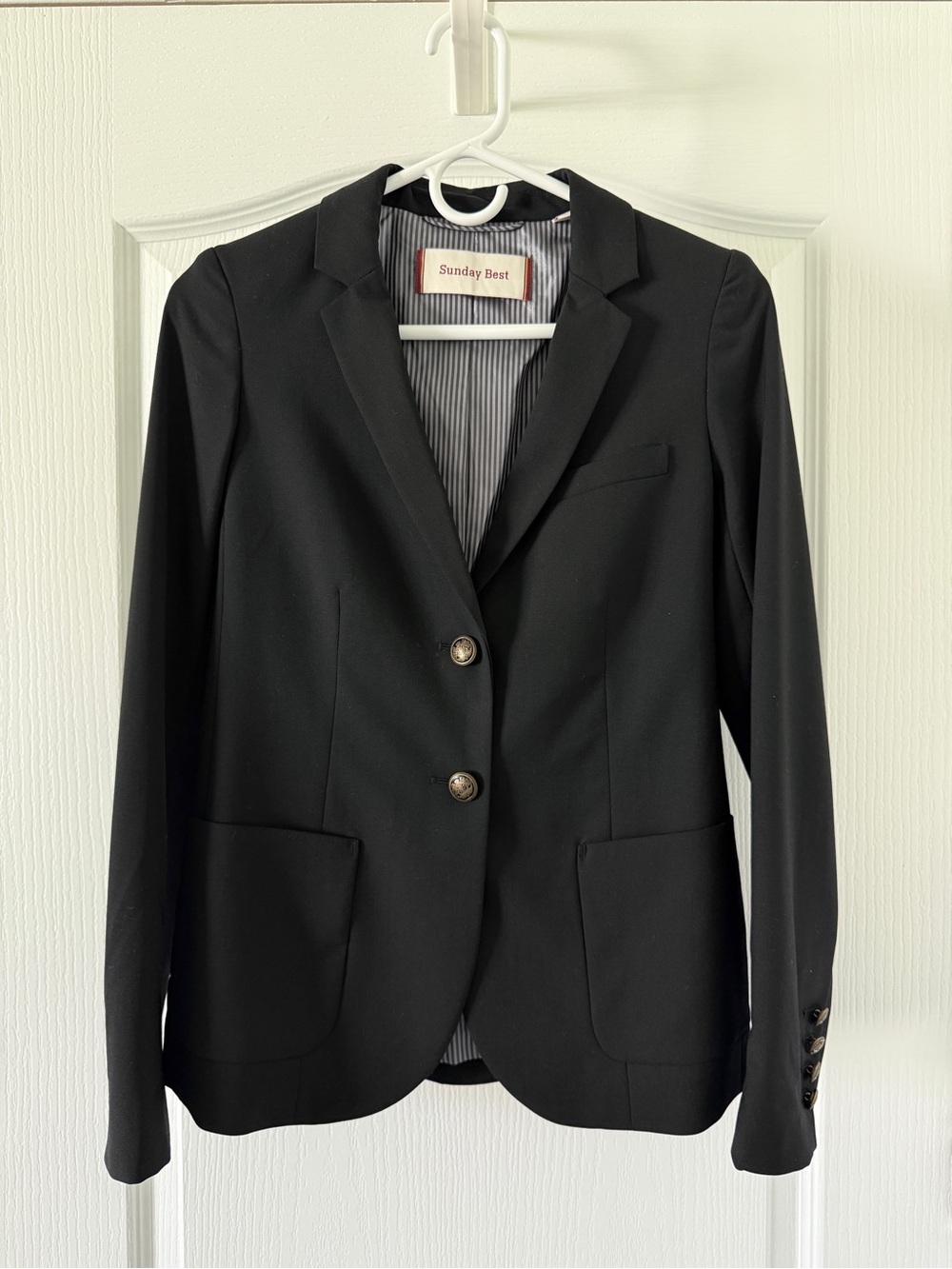 Aritzia Sunday Best Women's Black Tailored Blazer Size 00